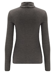 Pour Moi Dark Grey Roll Neck Round Neck - Image 4 of 4