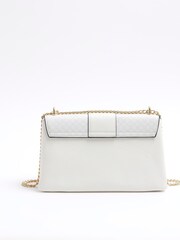 River Island White Monogram Pocket Shoulder Bag - Image 2 of 4