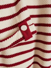 River Island Red Stripe Chuck On Sweat Top - Image 6 of 6
