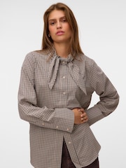 VERO MODA Long Sleeve Scarf Neck Shirt - Изображение 1 5