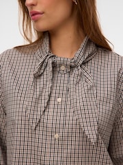 VERO MODA Long Sleeve Scarf Neck Shirt - Изображение 4 5