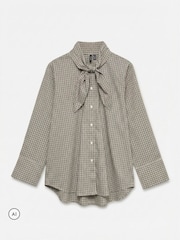 VERO MODA Long Sleeve Scarf Neck Shirt - Изображение 5 5