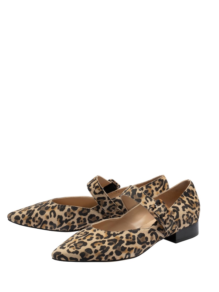 Lotus Animal Suede Mary-Jane Shoes - Image 2 of 4 Lotus Animal Suede Mary-Jane Shoes - Image 2 of 4