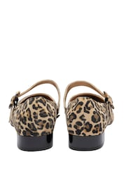 Lotus Animal Suede Mary-Jane Shoes - Image 3 of 4