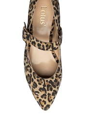 Lotus Animal Suede Mary-Jane Shoes - Image 4 of 4