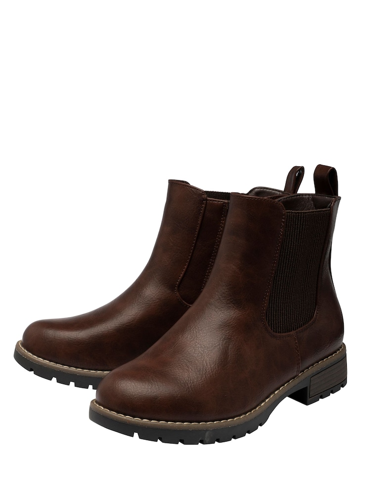 Lotus Brown Ankle Boots - Image 2 of 4 Lotus Brown Ankle Boots - Image 2 of 4