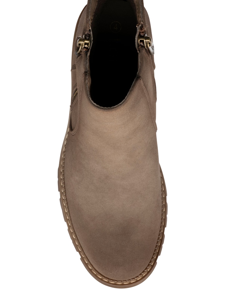 Lotus Natural Heeled Ankle Boots - Image 4 of 4 Lotus Natural Heeled Ankle Boots - Image 4 of 4
