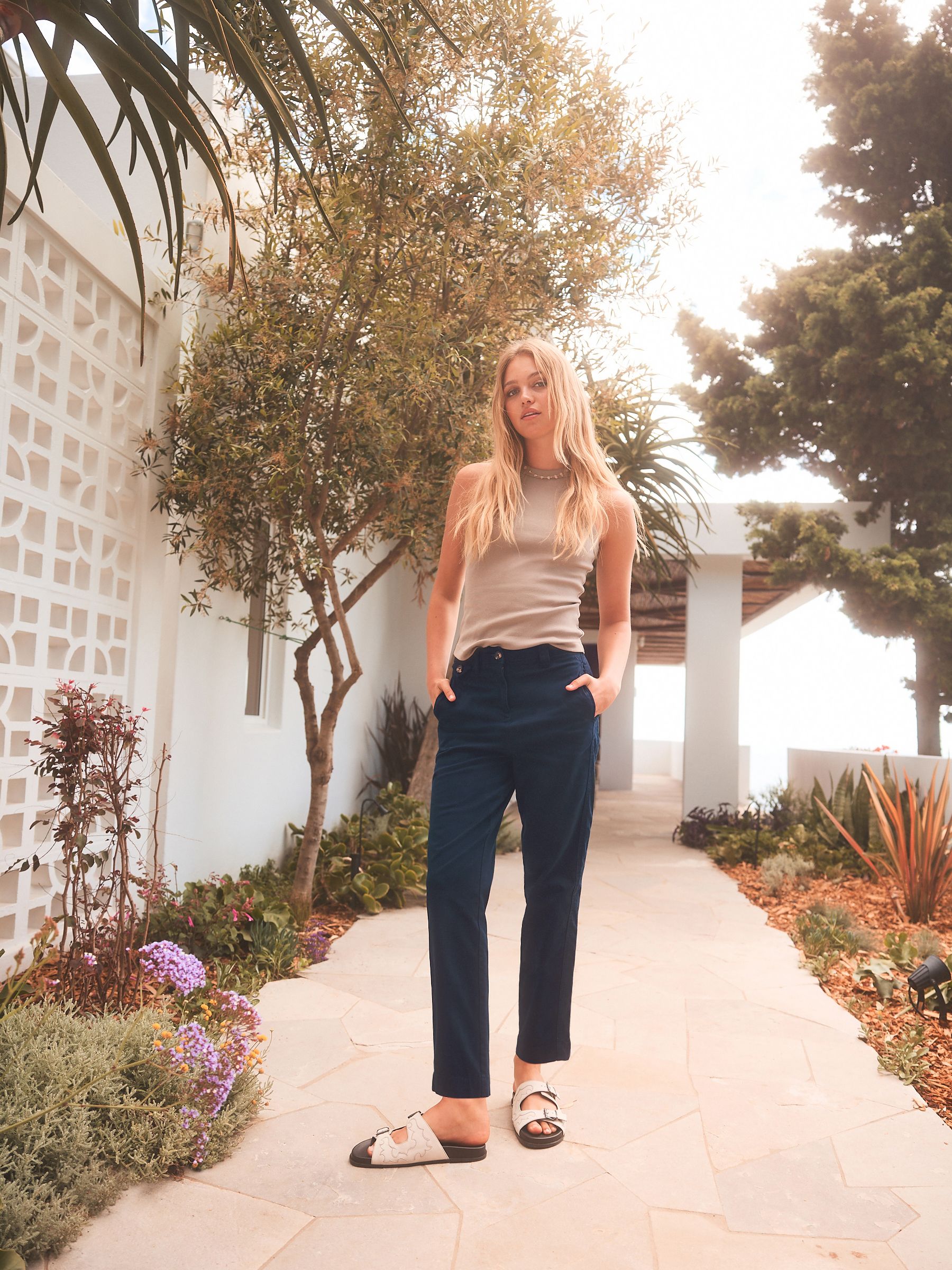 Buy Navy Blue Chino Trousers from the Next UK online shop