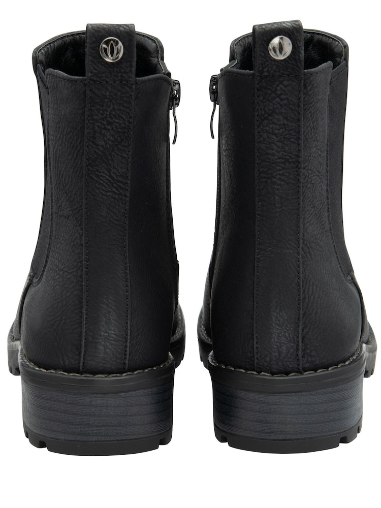 Lotus Black Ankle Boots - Image 2 of 4 Lotus Black Ankle Boots - Image 2 of 4