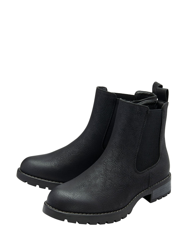 Lotus Black Ankle Boots - Image 4 of 4 Lotus Black Ankle Boots - Image 4 of 4