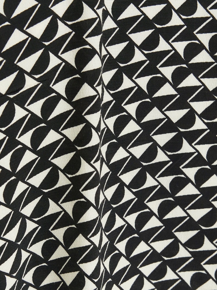 River Island Black Oversized Geometric Shirt - Image 6 of 6 River Island Black Oversized Geometric Shirt - Image 6 of 6