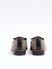 Braun - River Island Tassel-Loafer aus Bast mit Zierschleife - Bild 3 von 4