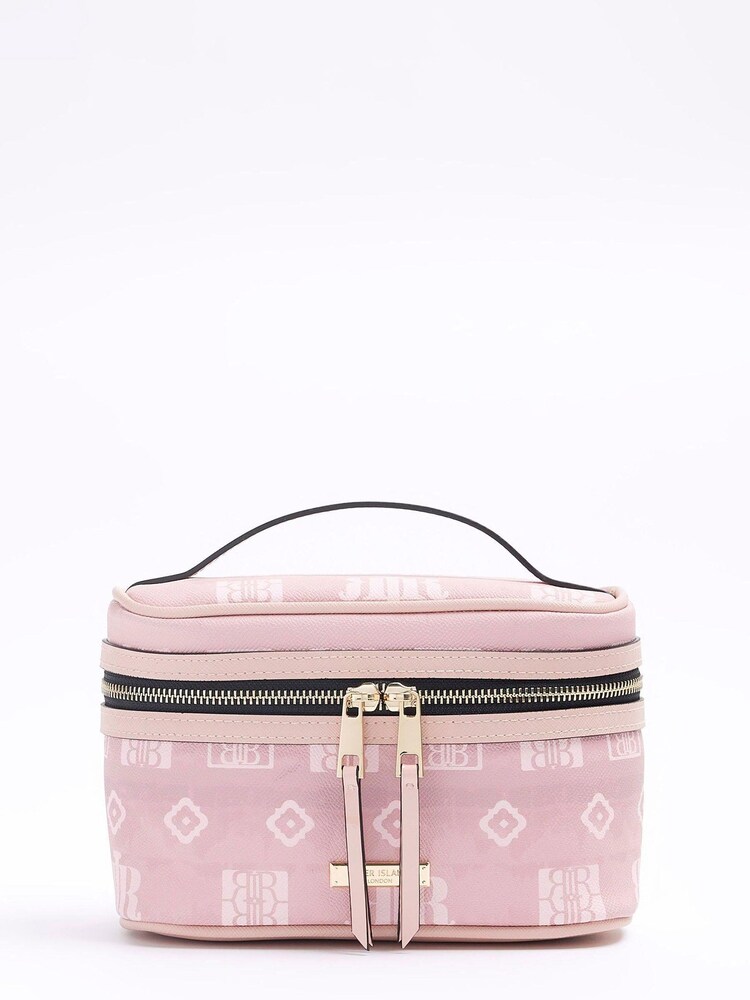 River Island Pink Ombre Vanity Makeup Bag - Image 1 of 4