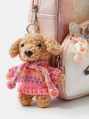 Accessorize Pink Winter Dog Bag Charm - Image 2 of 2