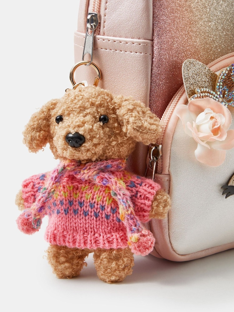 Accessorize Pink Winter Dog Bag Charm - Image 2 of 2