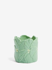 Green Single Wick Springtime Scented Floral Ceramic Candle - Image 3 of 3