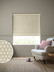 Emily Bond Natural 100% Cotton Jaipur Made to Measure Roman Blinds - Image 1 of 6