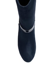 Lotus Blue Heeled Knee-High Boots - Image 4 of 4
