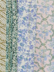 River Island Blue Patchwork Floral Shirt - Image 6 of 6