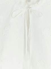 River Island White Embroidered Smock Top - Image 5 of 5