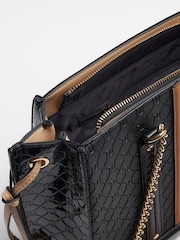 River Island Black Panelled Wing Tote Bag - Image 4 of 6