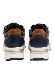 Sininen - Lotus Casual Zip-Up Wedge Trainers - Kuva 3 / 4