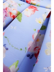 أزرق - أحمر - فستان من قماش سكوبا شبكي مزين بفيونكة من Baker by Ted Baker - Image 10 of 11