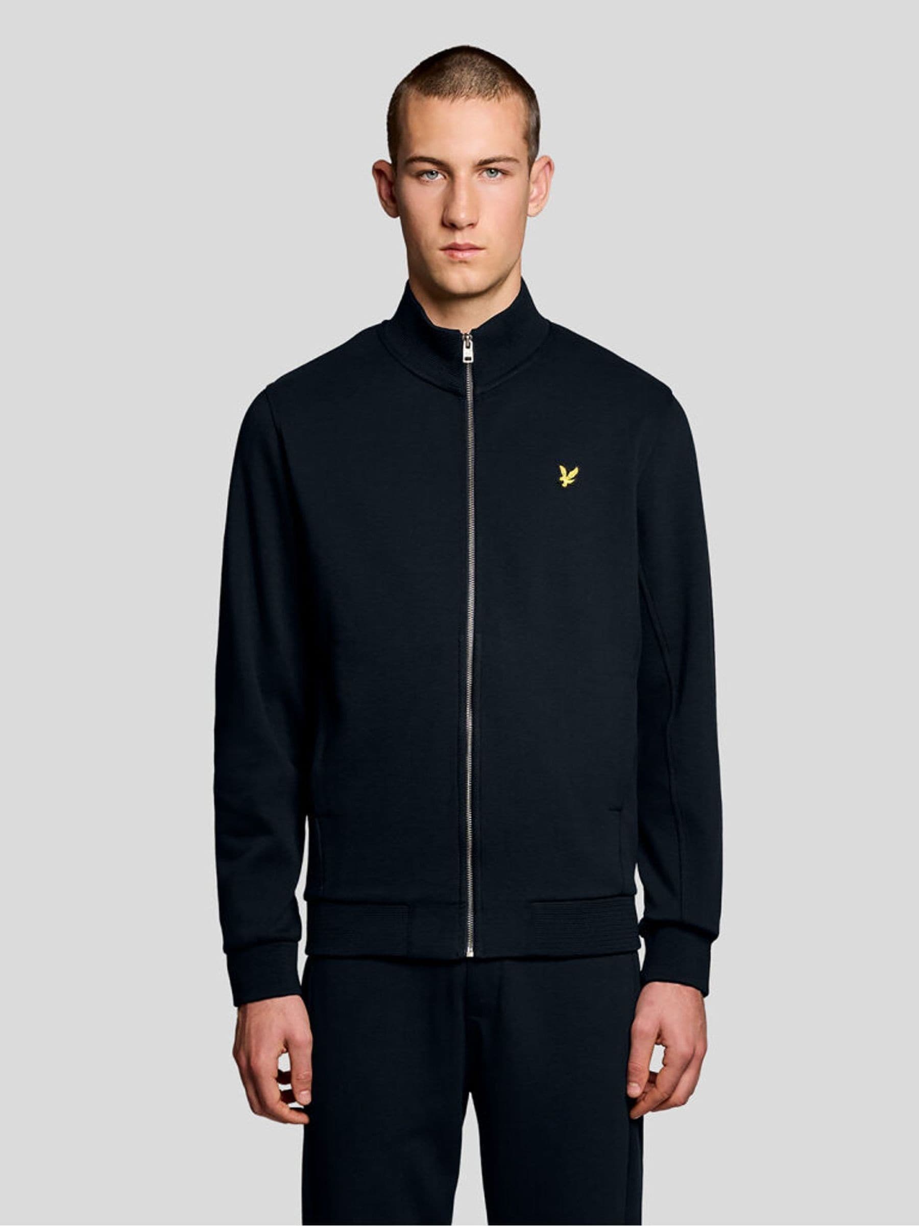 Lyle and Scott Mens Track Jacket L Navy Cotton - Image 3