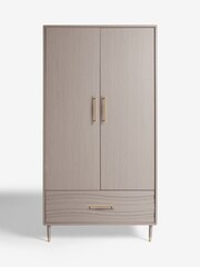 Grey Adelaide Oak Effect Double, 1 Drawer Wardrobe - Image 8 of 12