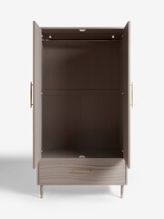 Grey Adelaide Oak Effect Double, 1 Drawer Wardrobe - Image 9 of 12