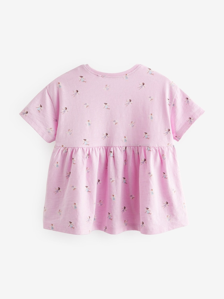 Pink Fairy Short Sleeve Empire T-Shirt (3mths-7yrs) - Image 7 of 7 Pink Fairy Short Sleeve Empire T-Shirt (3mths-7yrs) - Image 7 of 7