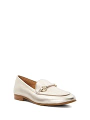 zlata (barva); zlato - Dune London Grandeur Snaffle Slim Sole mokasini - Slika 3 iz 7
