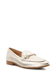 zlata (barva); zlato - Dune London Grandeur Snaffle Slim Sole mokasini - Slika 6 iz 7