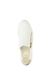 Dune London White Episodic Flatform Slip-On Trainers - Image 5 of 5