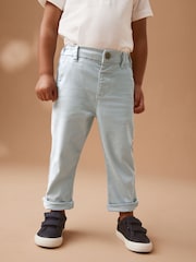 Albastru deschis - Pantaloni chino Pantaloni elastice (3mths-7yri) - Image 1 of 7