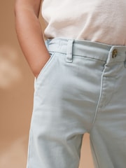 Albastru deschis - Pantaloni chino Pantaloni elastice (3mths-7yri) - Image 4 of 7