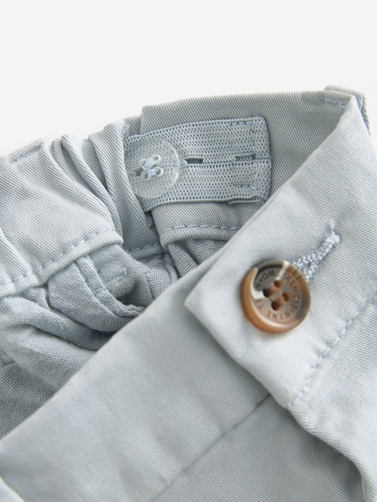 Albastru deschis - Pantaloni chino Pantaloni elastice (3mths-7yri) - Image 7 of 7