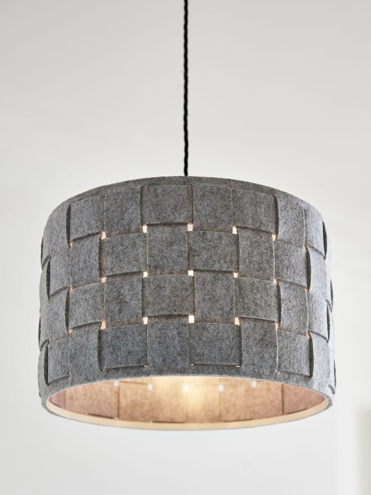 Grey Felt Weave Easy Fit Shade - Image 1 of 7