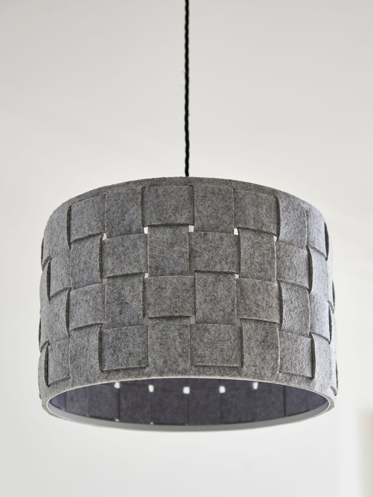 Grey Felt Weave Easy Fit Shade - Image 2 of 7