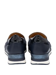 Lotus Blue Wedge Loafers - Image 3 of 4