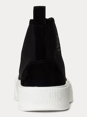 Lauren Ralph Lauren Dakota Canvas Suede High Top Trainers - Image 4 of 4