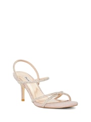 Dune London Gold Standard Fit Momentum Embellished Strap High Heel Sandals - Image 4 of 6