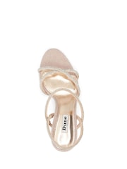 Dune London Gold Standard Fit Momentum Embellished Strap High Heel Sandals - Image 6 of 6