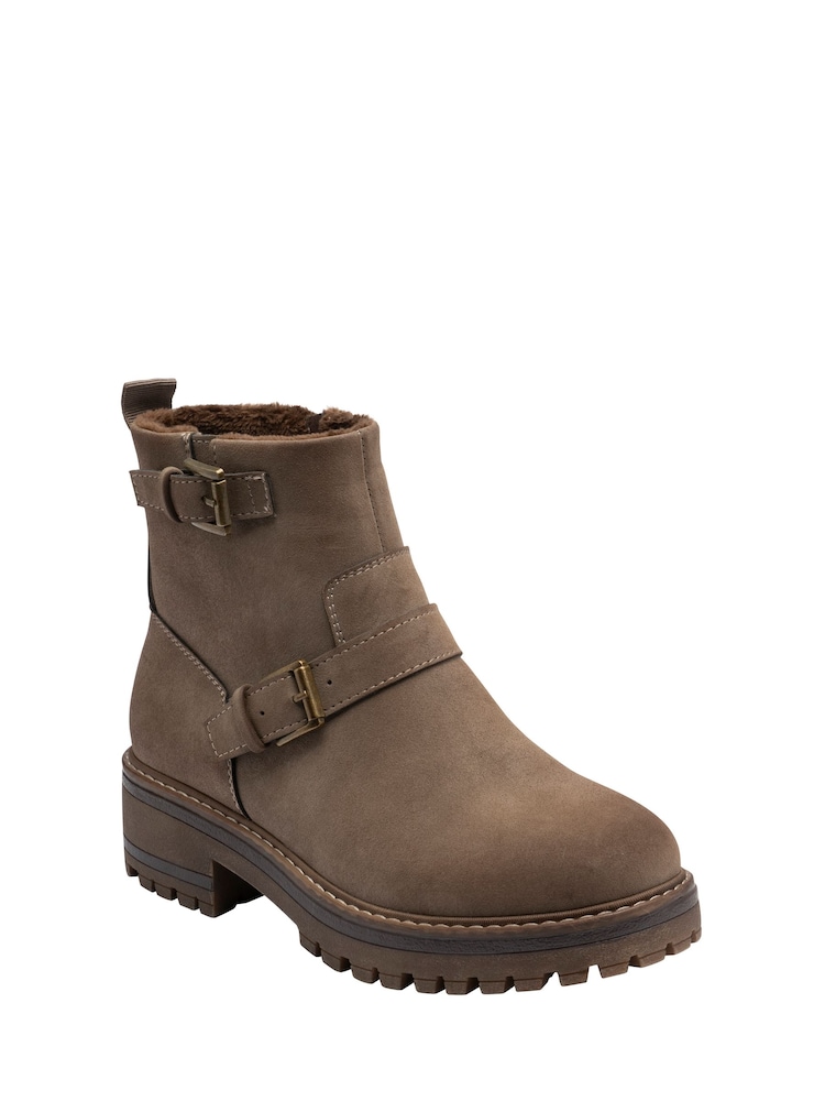 Lotus Natural Zip-Up Ankle Boots - Image 1 of 4 Lotus Natural Zip-Up Ankle Boots - Image 1 of 4