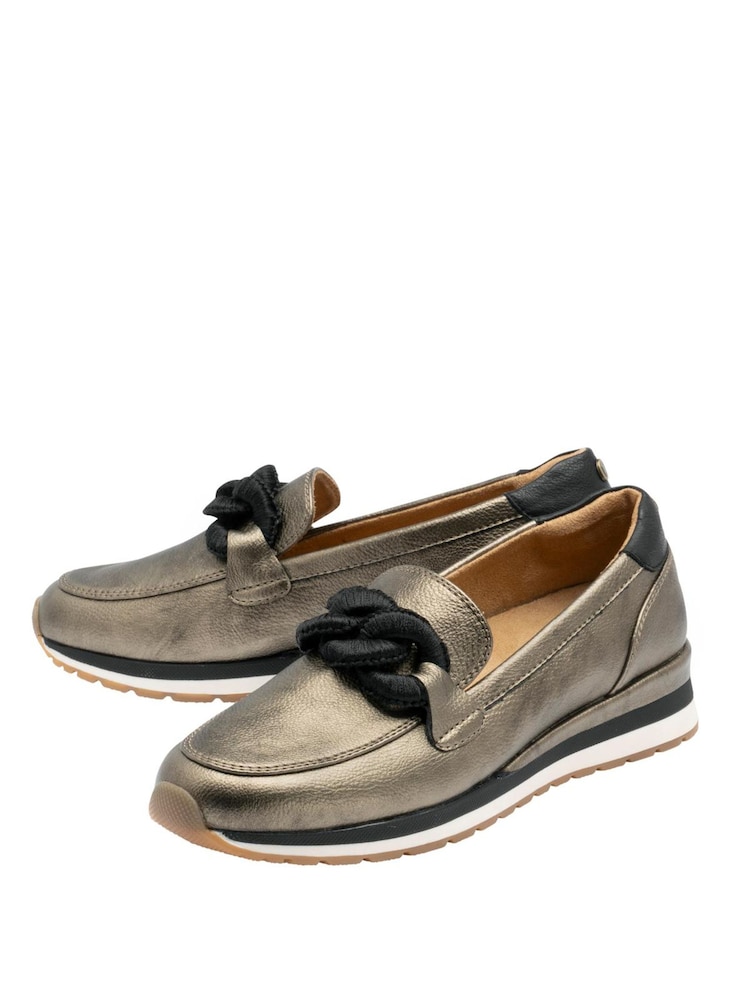 Metallivärit - Lotus Kiilakorkokengät Loaferit - Kuva 2 / 4