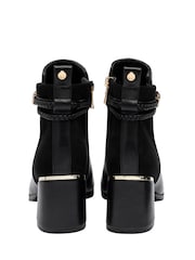 Lotus Black Heeled Ankle Boots - Image 3 of 4