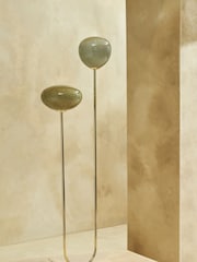 MADE.COM Green Glass Adrianne Floor Lamp - Image 1 of 6
