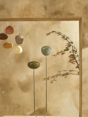 MADE.COM Green Glass Adrianne Floor Lamp - Image 3 of 6
