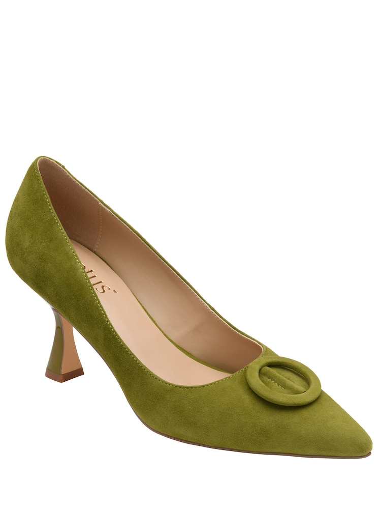 Lotus Yellow Suede Court Shoes - Image 1 of 4 Lotus Yellow Suede Court Shoes - Image 1 of 4