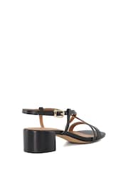 Dune London Black Low Block Jaskell Sandals - Image 5 of 6
